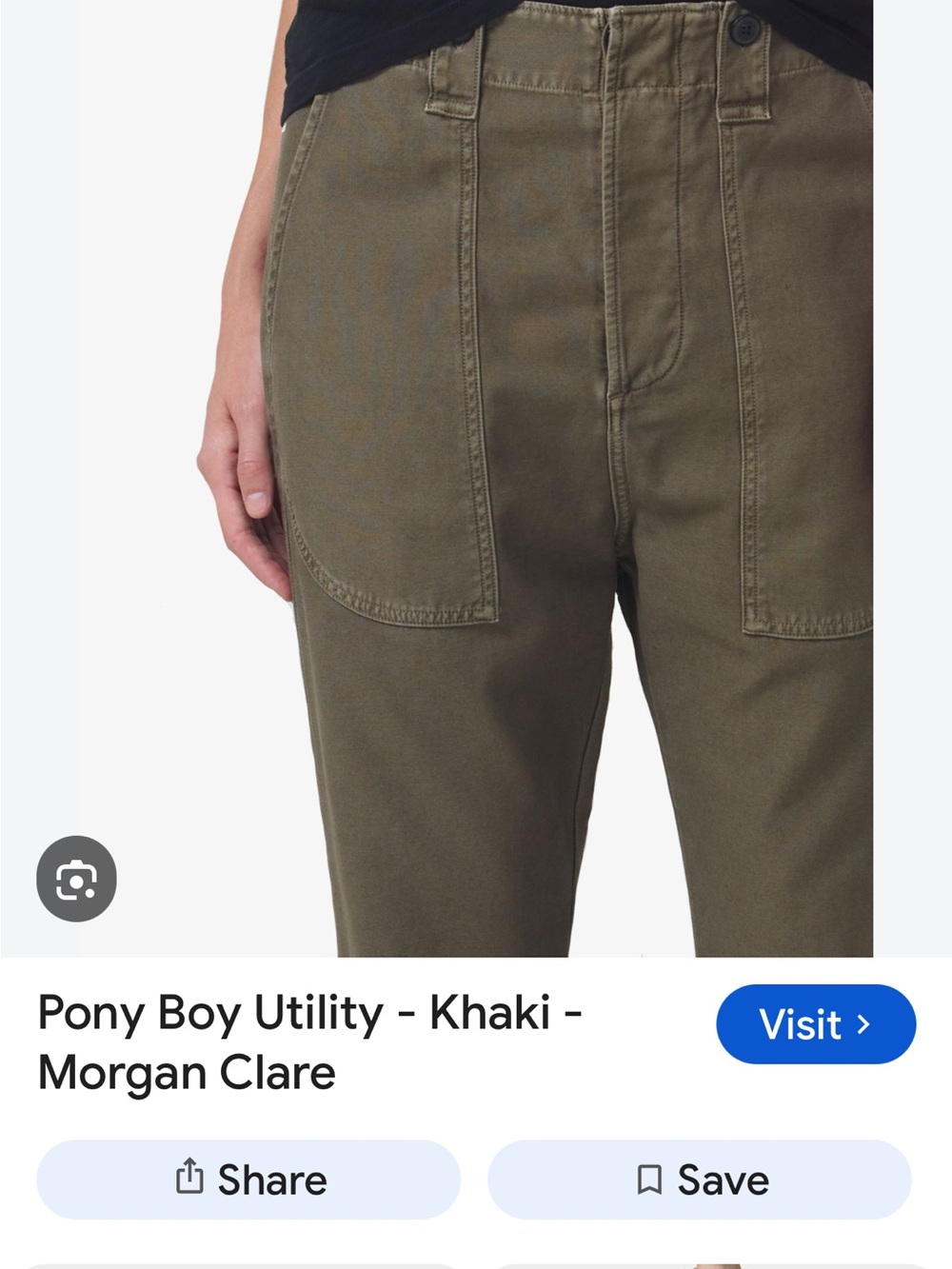 Pony Boy Utility Pants - Khaki
